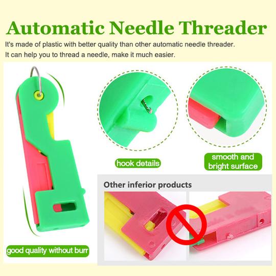 【LAST DAY SALE】Automatic Sewing Needle Threader