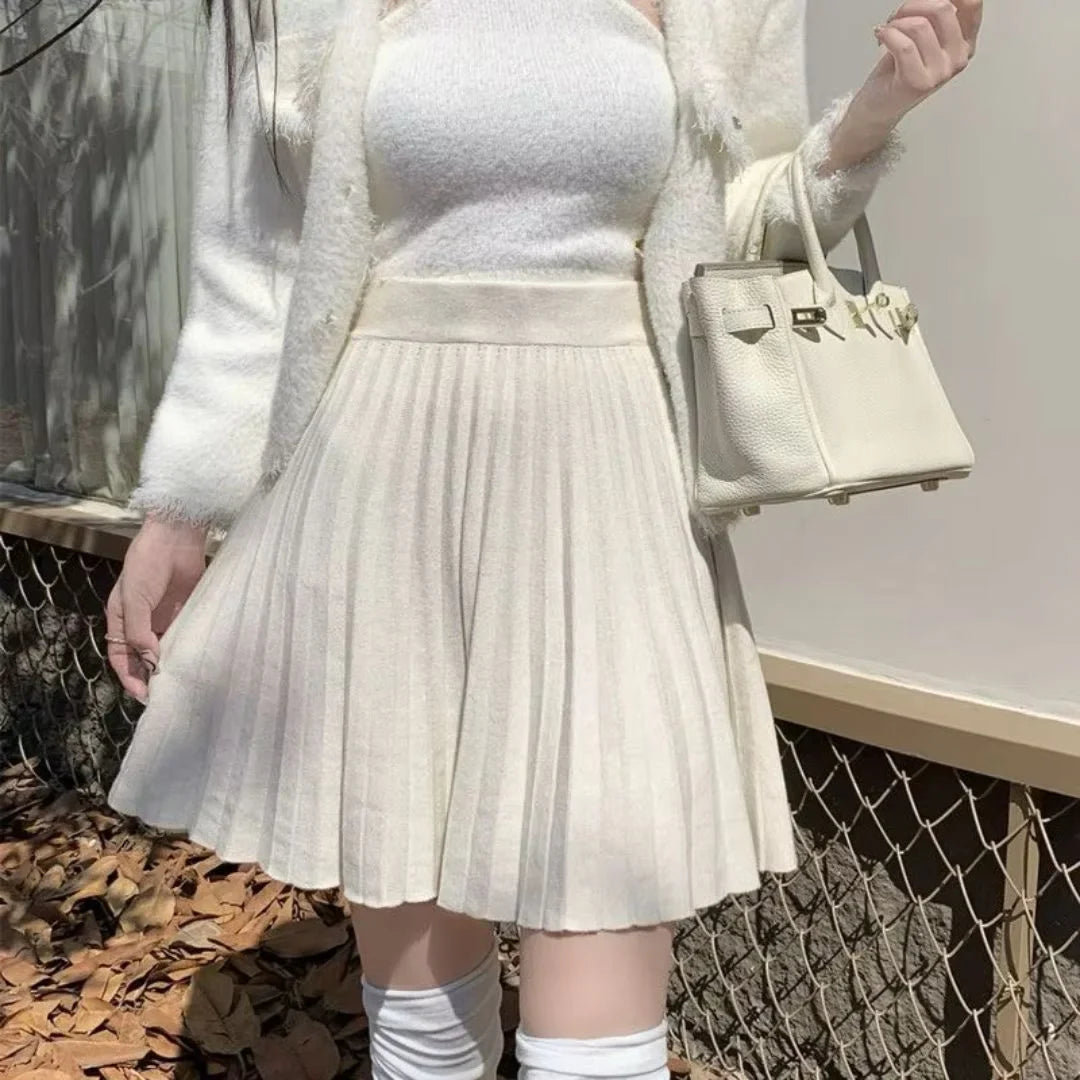 Cozy knit midi skirt – Soft, stylish & effortlessly chic