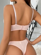 Floral Elegance Lingerie Set