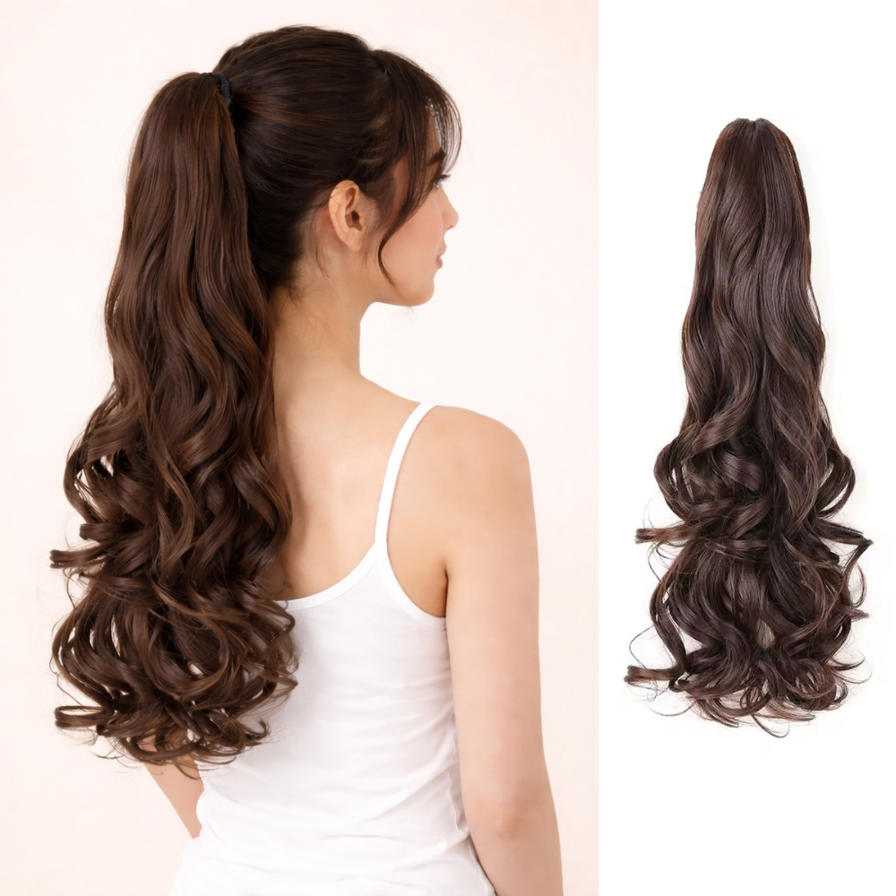 Curly Ponytail Clip-in Extension | Claw Clip-in Hairpiece