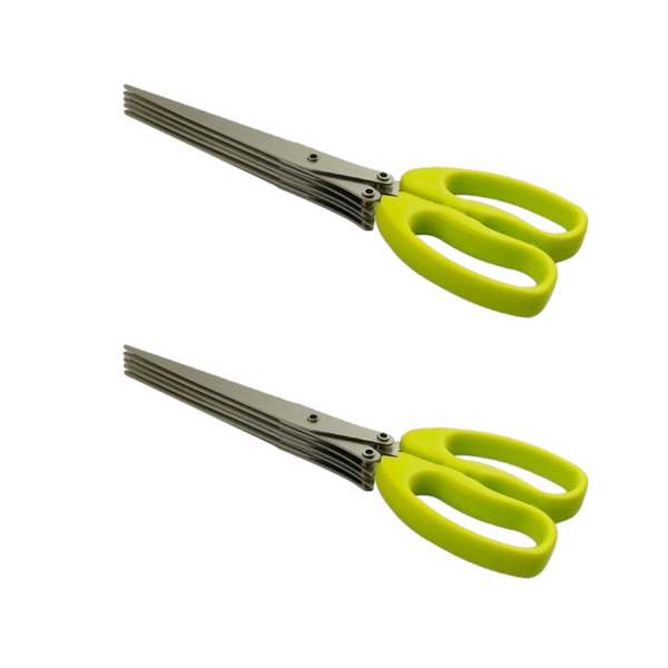 【LAST DAY SALE】5 Blade Kitchen Salad Scissors