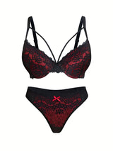 Elegant Lace Detailing Lingerie Set – Comfortable & Breathable