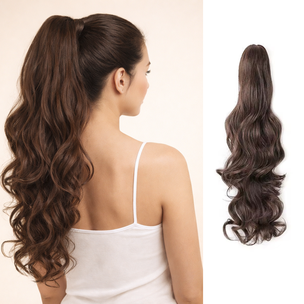 Curly Ponytail Clip-in Extension | Claw Clip-in Hairpiece