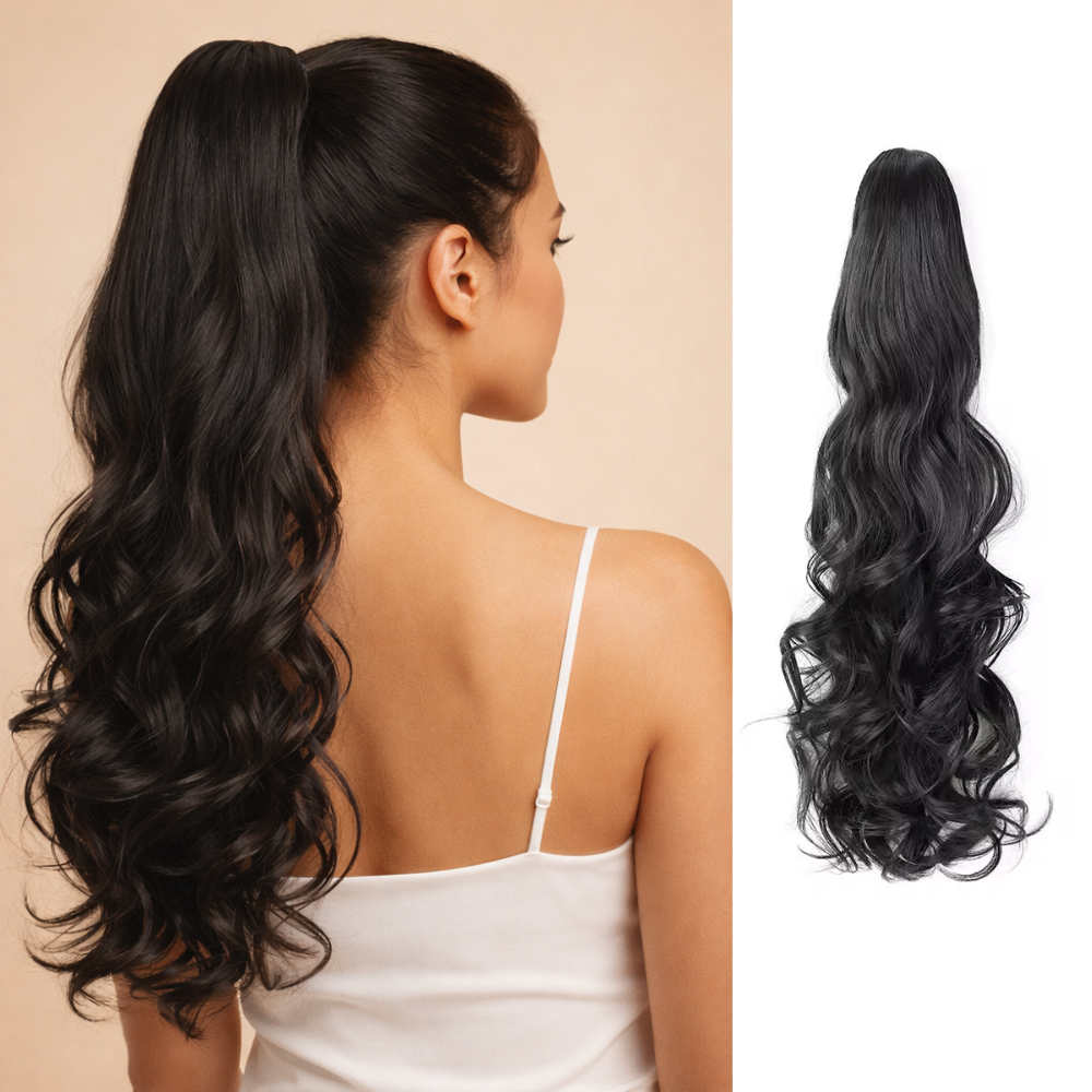 Curly Ponytail Clip-in Extension | Claw Clip-in Hairpiece