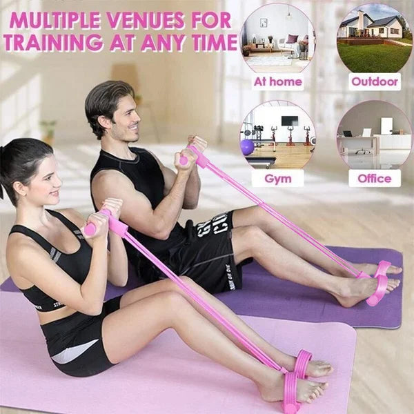 【LAST DAY SALE】FlexiFit™ - Fitness Elastic Pedal Puller Workout Band