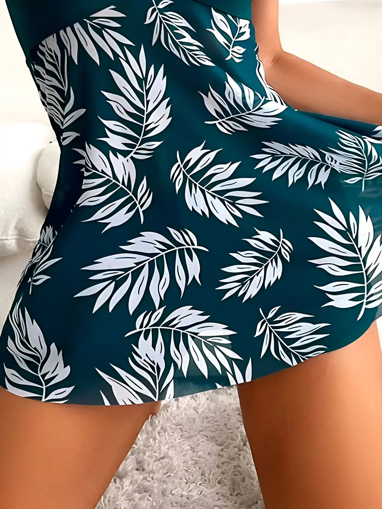 Women's Tankini Two Piece Set