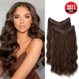 【LAST DAY SALE】Invisible Halo Hair Extensions - Strong and indestructible (Buy 1 Get 1 Free)