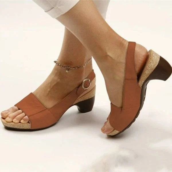 【LAST DAY SALE】LuxeEase™ - Women's Comfortable Party Heel Sandals