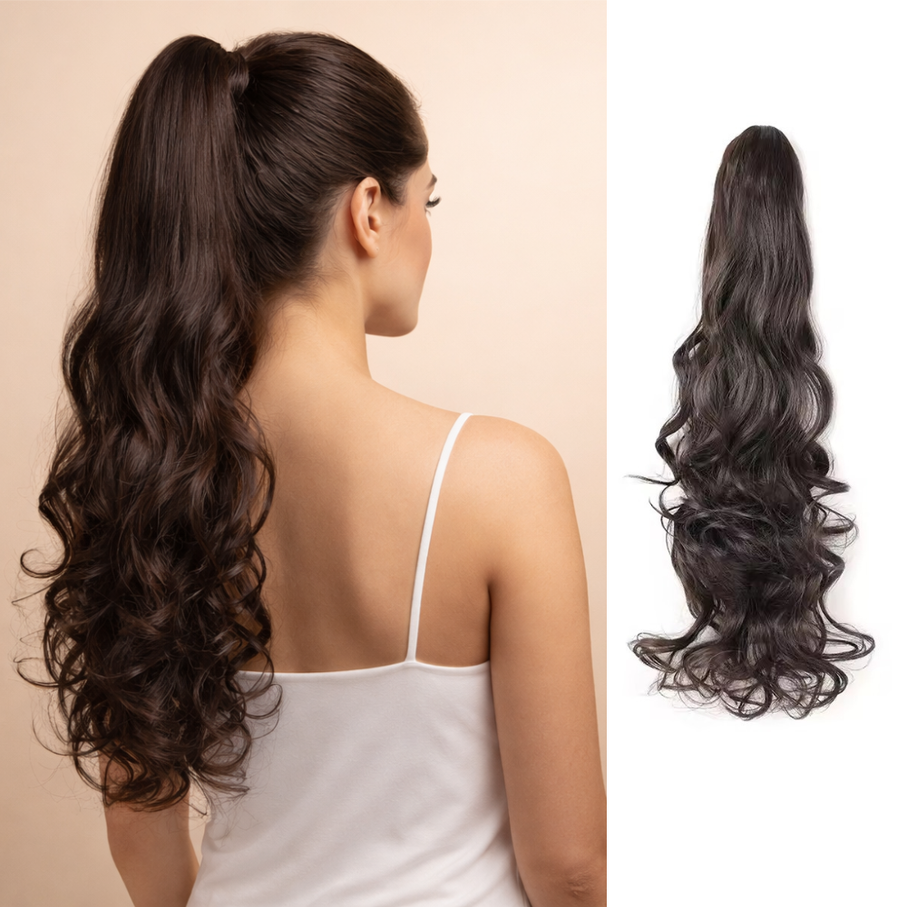Curly Ponytail Clip-in Extension | Claw Clip-in Hairpiece