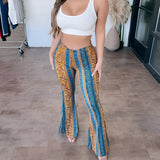 High-waisted contour pants