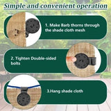 【LAST DAY SALE】Shade Cloth Heavy Duty Lock Grip
