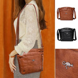 【LAST DAY SALE】CapaCarry™ - Multi Large Capacity Leather Handbag