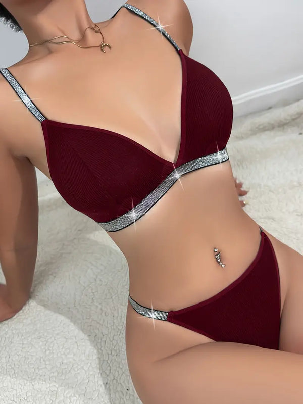 Comfort Ribbed Bra and Panty Set