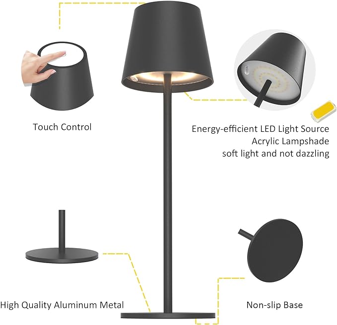 【LAST DAY SALE】Potlight™ - Decorative Flowerpot Design Table Lamp