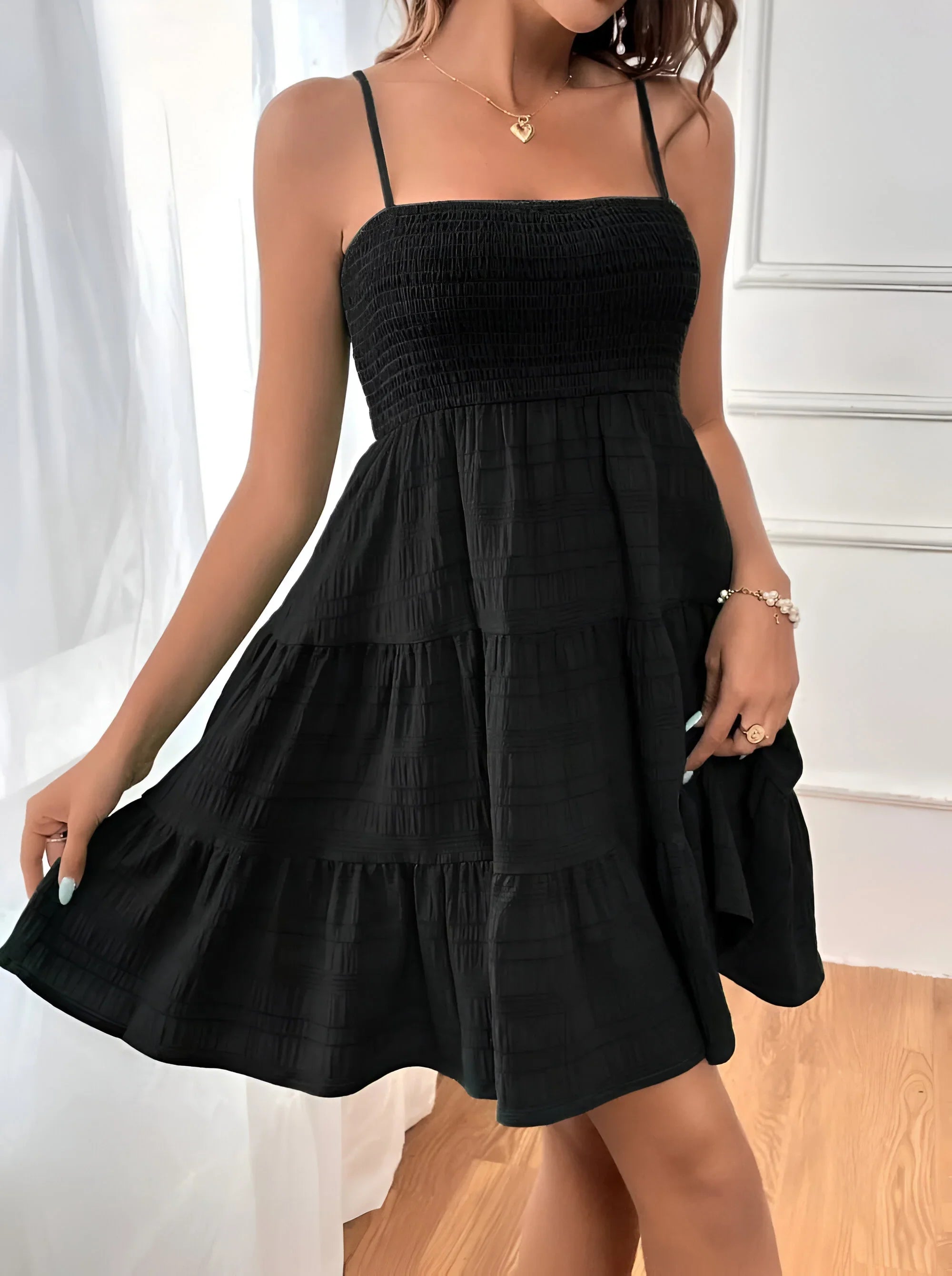 Breezy Summer Sling Strap Dress