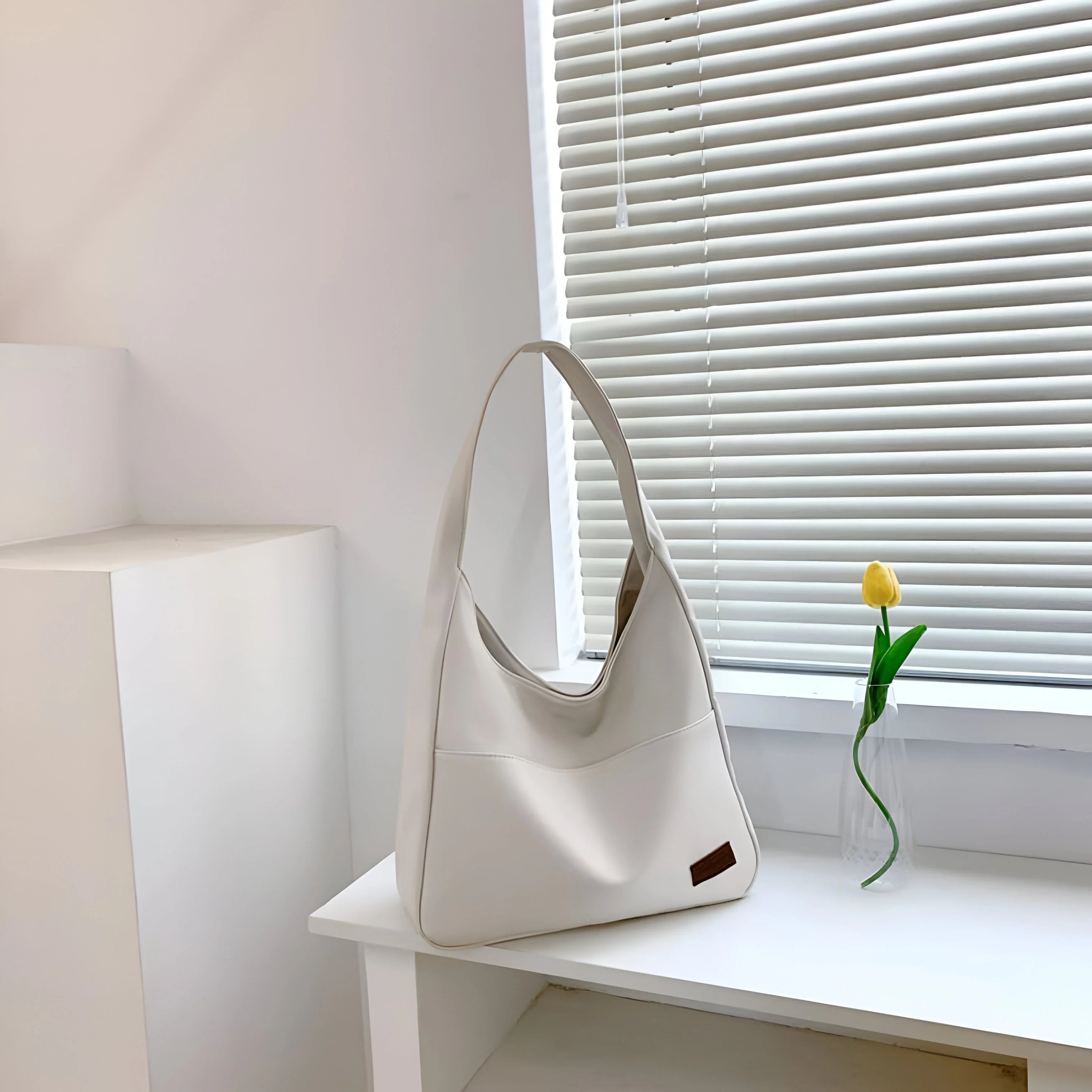 Women's Leather Shoulder Tote Bag