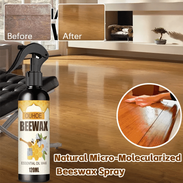 【LAST DAY SALE】BeeShine™ - Natural Beeswax Wood Cleaner and Polish Spray