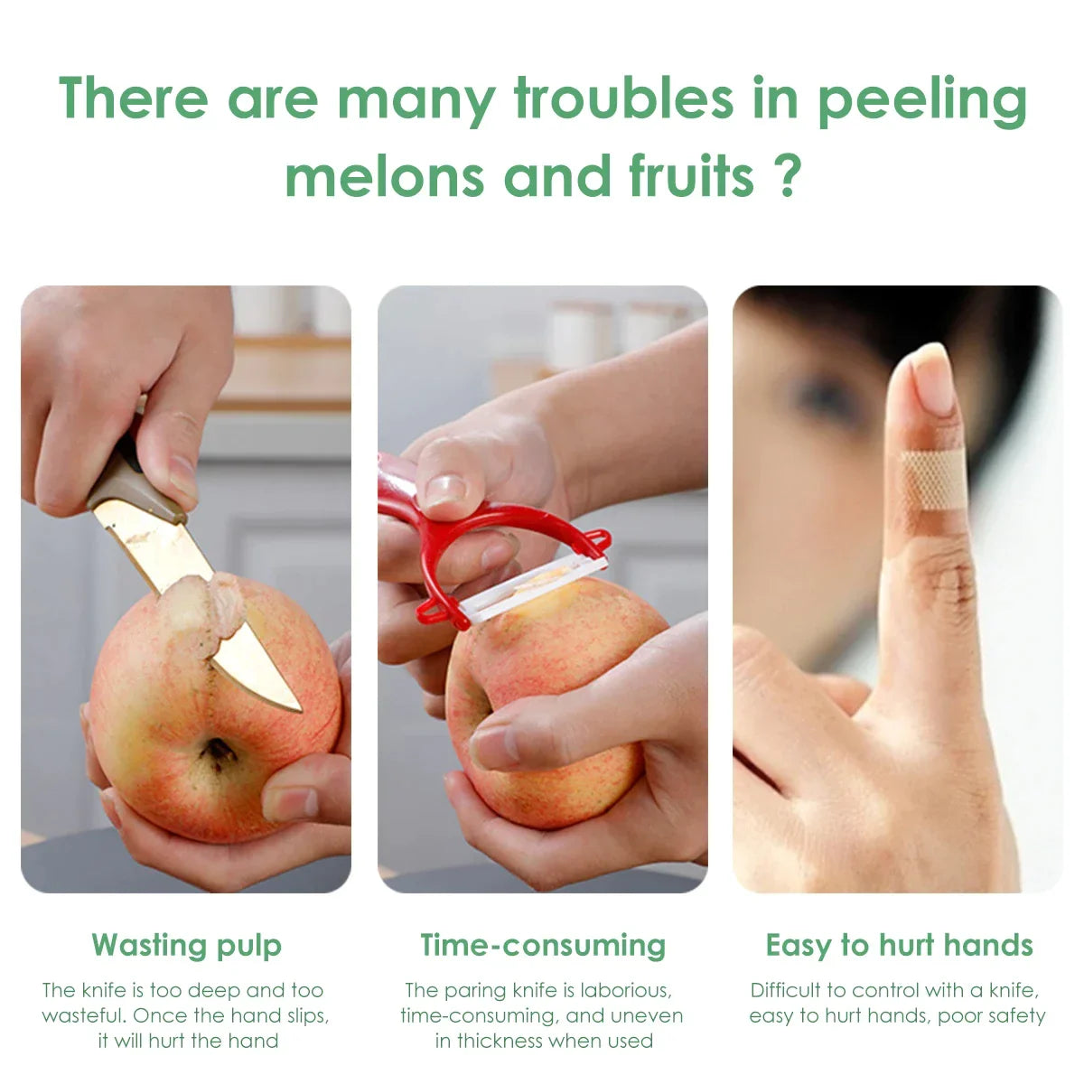【LAST DAY SALE】TwistPeel™ - Manual Rotating Multi Fruit Peeler