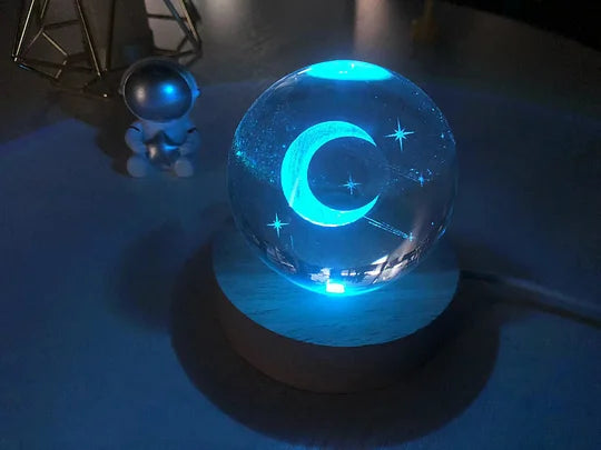 【LAST DAY SALE】CrystalGlow™ - 3D Crystal Ball Night Light