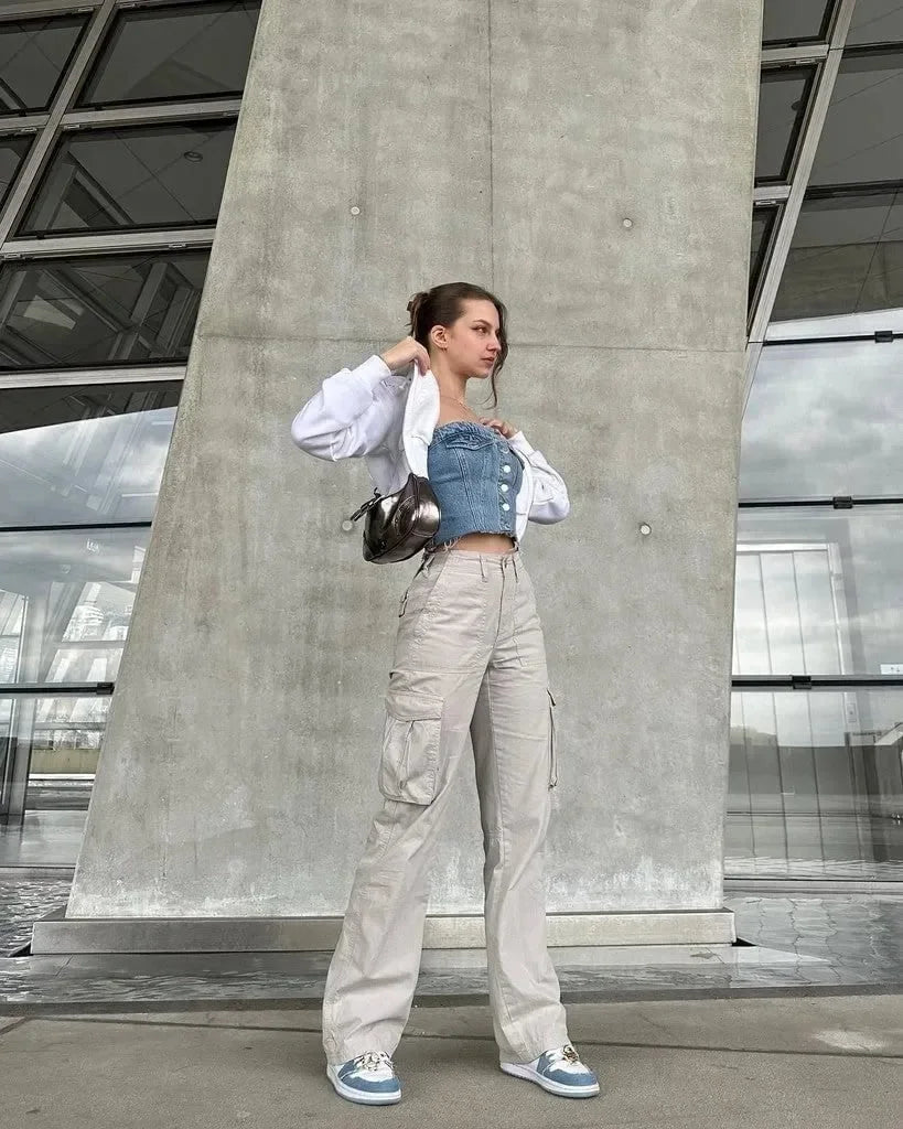 【LAST DAY SALE】Adjustable Straight Fit Cargo Pants
