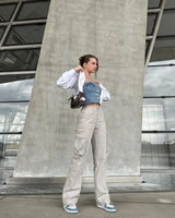 【LAST DAY SALE】Adjustable Straight Fit Cargo Pants