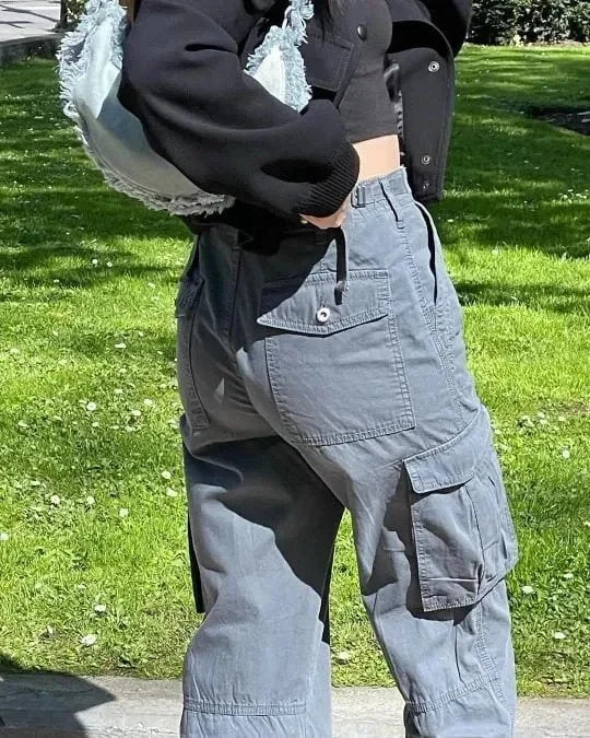 Women's Adjustable Streetwear-Style Cargo Pants