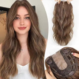Natural Wavy Hair Topper | Seamless & Natural look