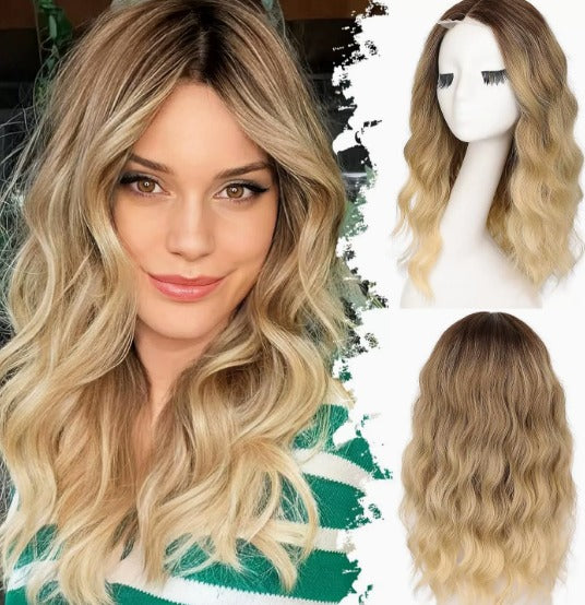 Natural Lace-Front Wig | 100% Human Hair & Invisible Blend