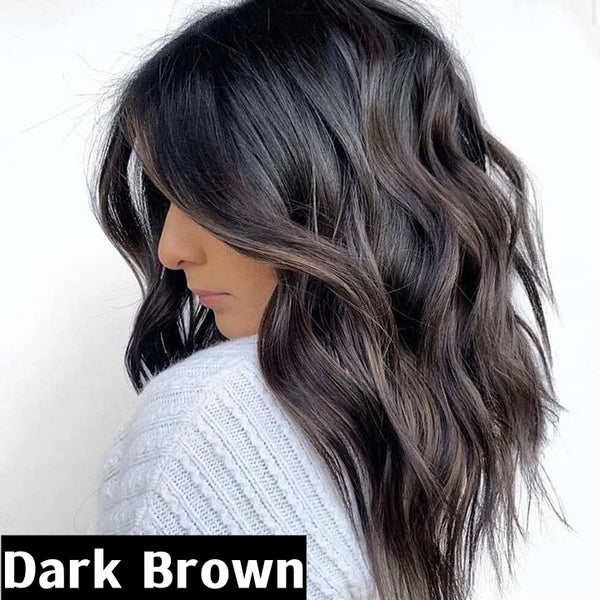 Natural Lace-Front Hair Topper | 100% Human Hair & Invisible Blend