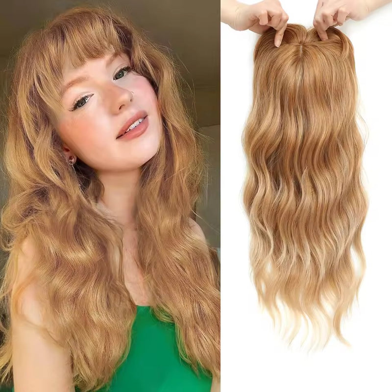 Natural Wavy Hair Topper | Seamless & Natural look