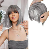 Invisible Hair Topper With Bangs | Add Instant Volume
