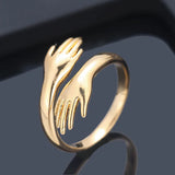 【LAST DAY SALE】Bond™ - Lover's Hug Me Design Ring