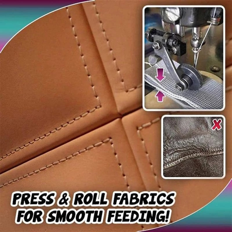 【LAST DAY SALE】Leather Roller Presser Foot