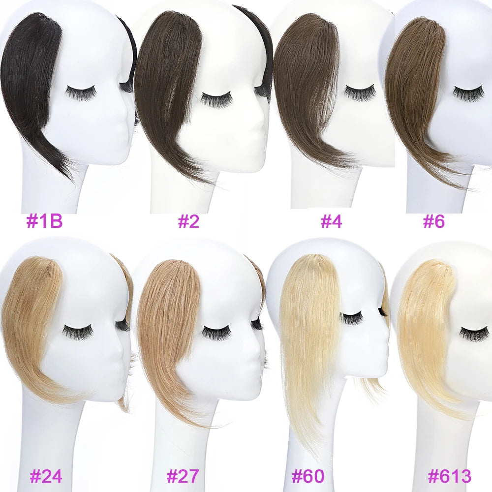 Clip-in Human Hair Side Bangs | Curtain Bangs For Women