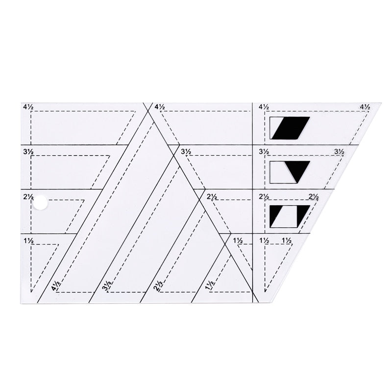 【LAST DAY SALE】Transparent Quilting Sewing Patchwork Ruler