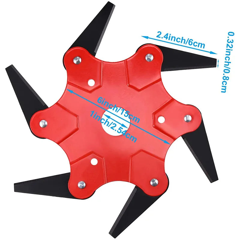 【LAST DAY SALE】GreenTrim™ - Universal Grass Cutter 6 Blade Head