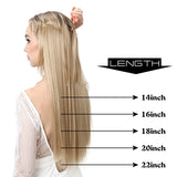 Straight Invisible Hair Extensions - Strong and indestructible