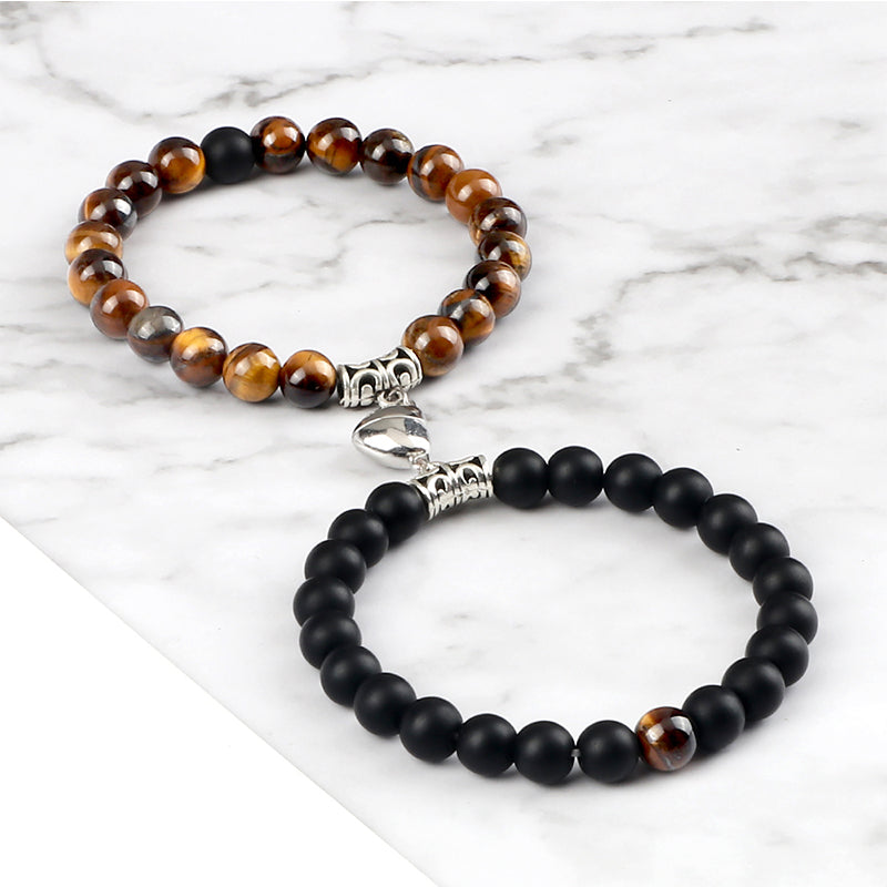 【LAST DAY SALE】Special couple magnetic heart bracelets