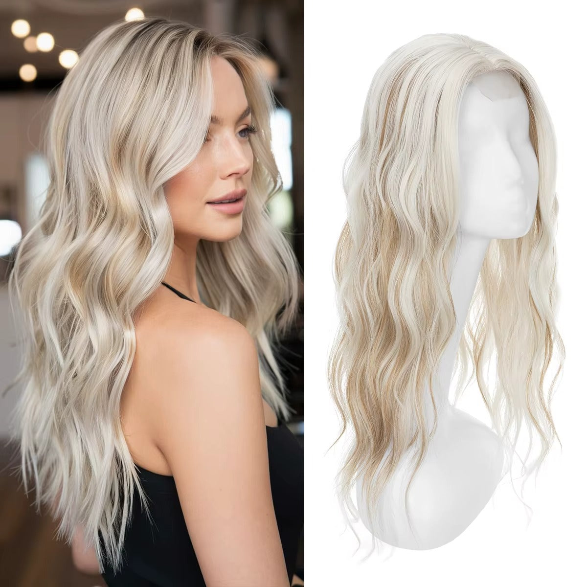 6.5" x 6.5" NOMARDIC Premium Lace Front Wavy Hair Topper