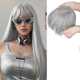 Invisible Hair Topper With Bangs | Add Instant Volume