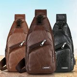 【LAST DAY SALE】StreetSmart™ - Men's Crossbody Multifunctional Leather Bag