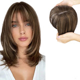 Invisible Hair Topper With Bangs | Add Instant Volume