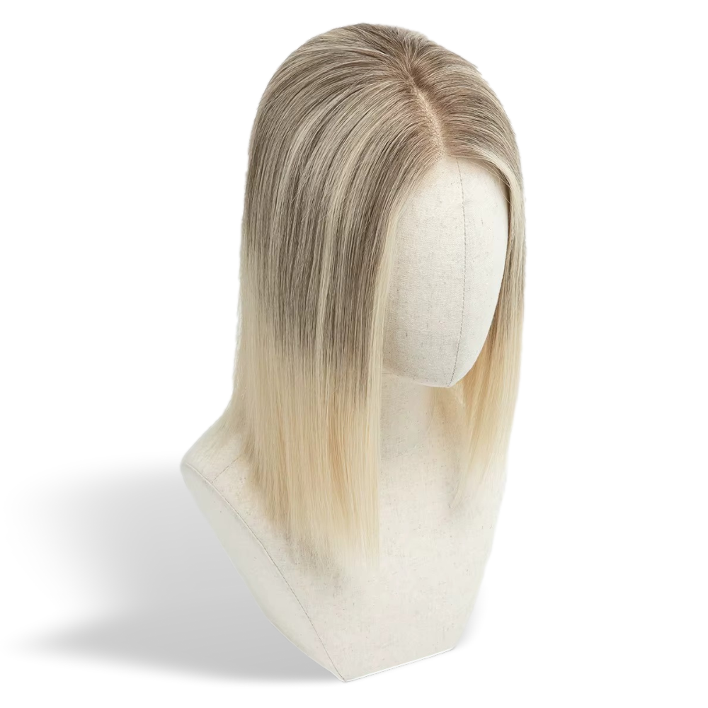 7" x 7.5" NOMARDIC Premium Mono Top Human Hair Topper