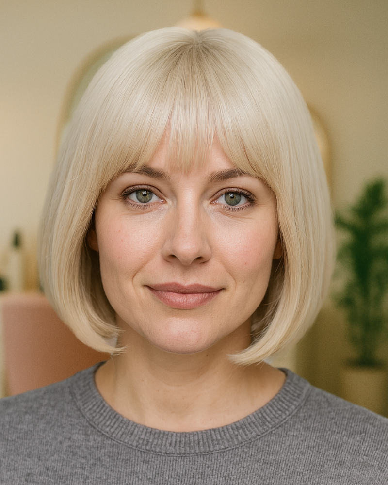 Hair Topper with Bangs | Fuller Hair Instantly
