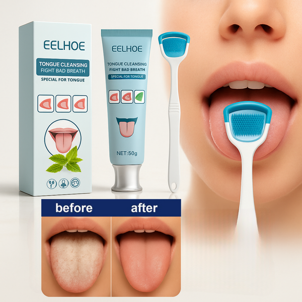 【LAST DAY SALE】Probiotic Tongue Cleaning Gel Set