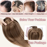 Women's Hair Toppers With Bangs | For Thinning Hair