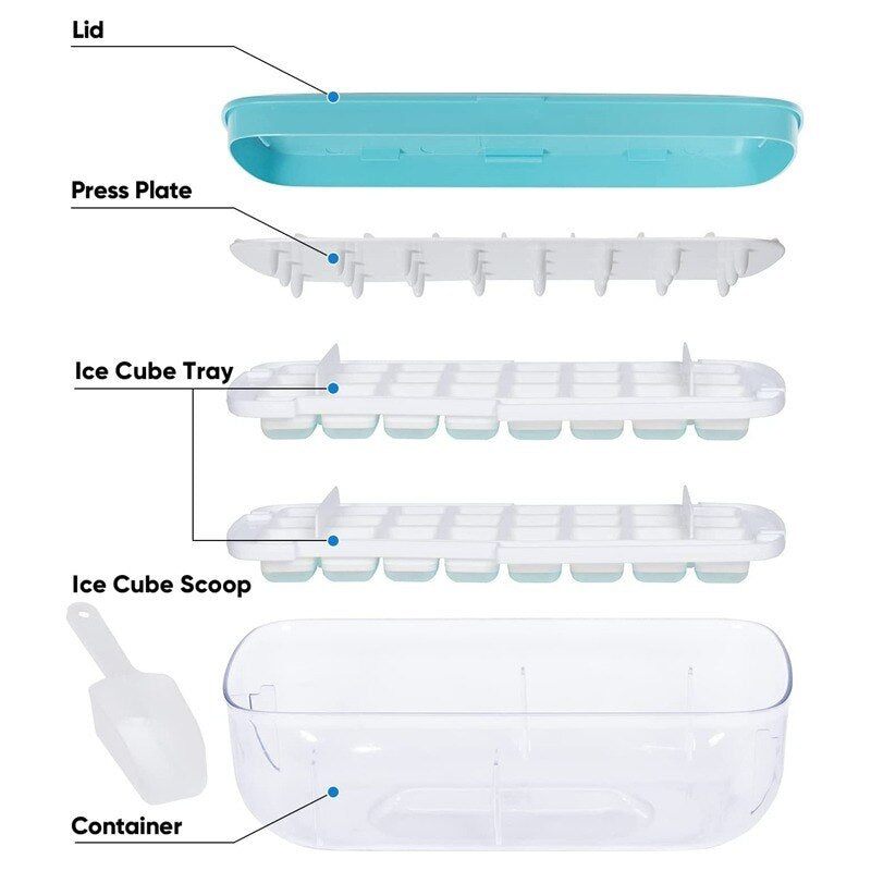 【LAST DAY SALE】Press Type Ice Cube Maker