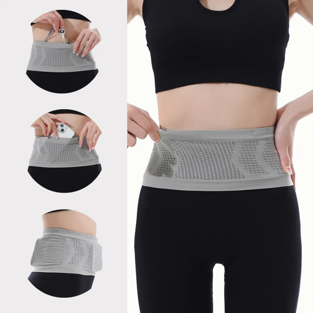 【LAST DAY SALE】Multifunctional Knit Breathable Concealed Waist Bag