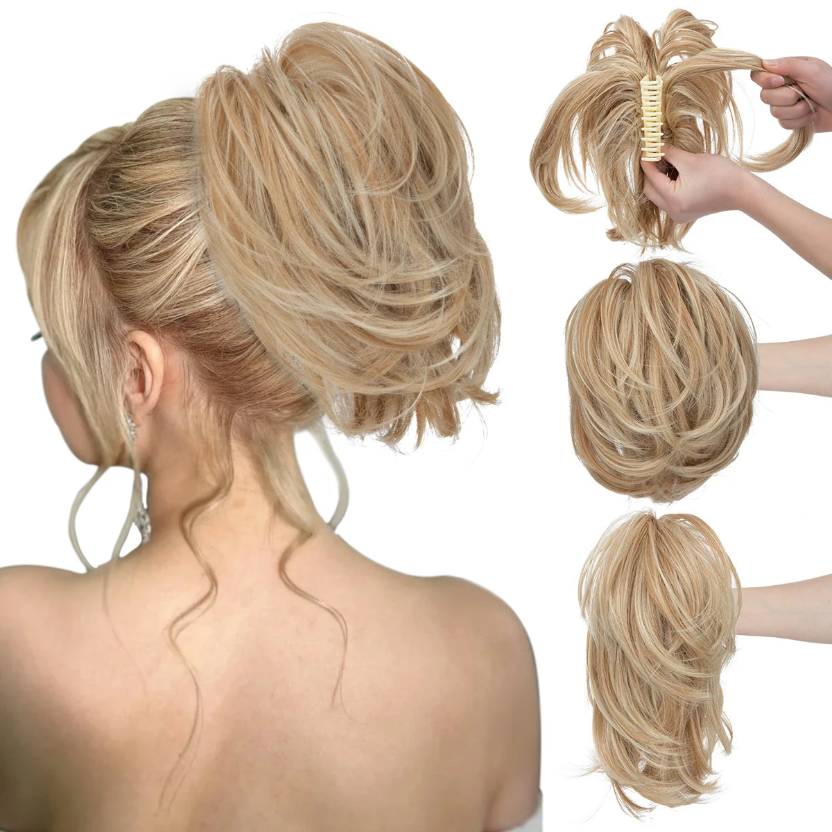 Premium Claw Clip-in Ponytail Extension | Hairpiece for Women