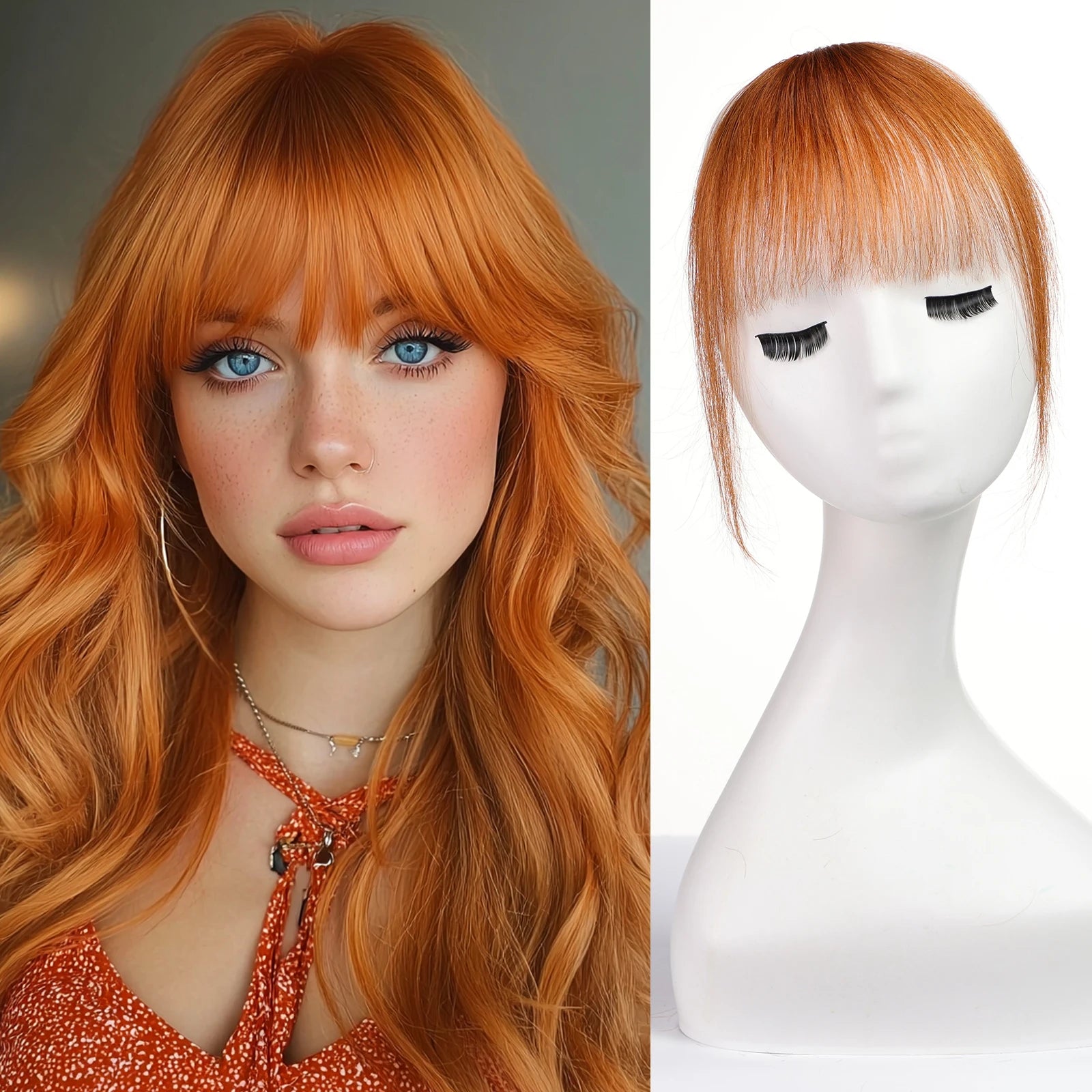 Clip-in Air Fringe Bangs | Hairpiece for Women